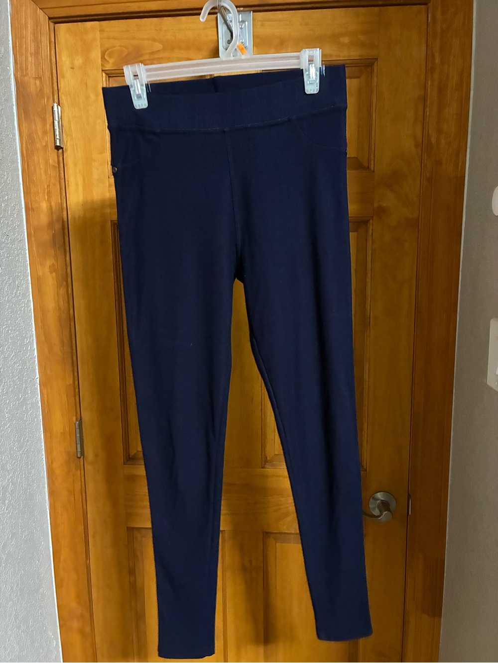 Navy Faux Jean Leggings